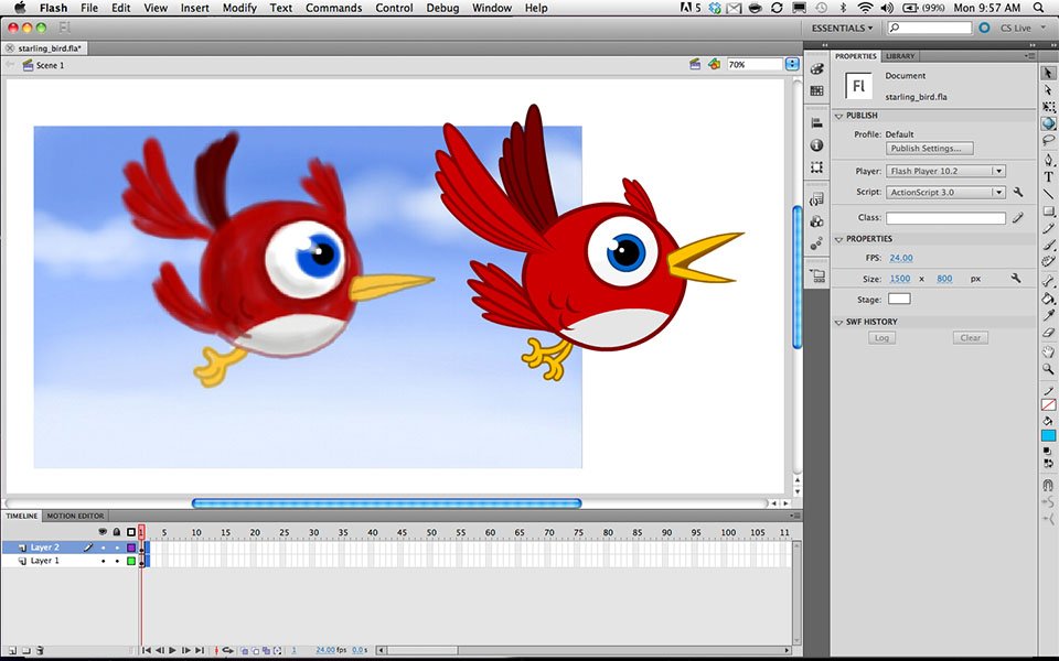 how to animate in adobe flash cs6 download